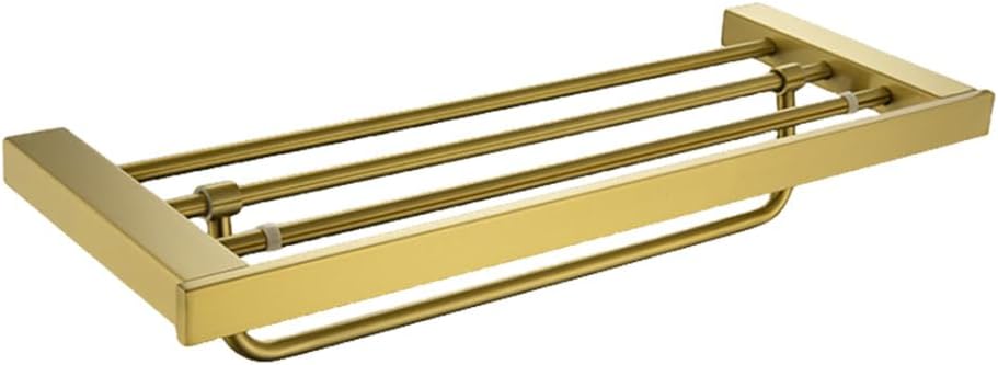 Stainless Steel Bathroom Hardware Brushed Gold Polished Towel Rack Toilet Paper Holder Towel Bar Hook Bathroom Accessories,Towel Rack
