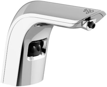 Sloan ESD-410 Deck-Mounted Foam Drip-Free Soap Dispenser - Infrared Sensor Activated, Polished Chrome Finish, Battery-Powered, Modular One-Piece Construction, 3346160