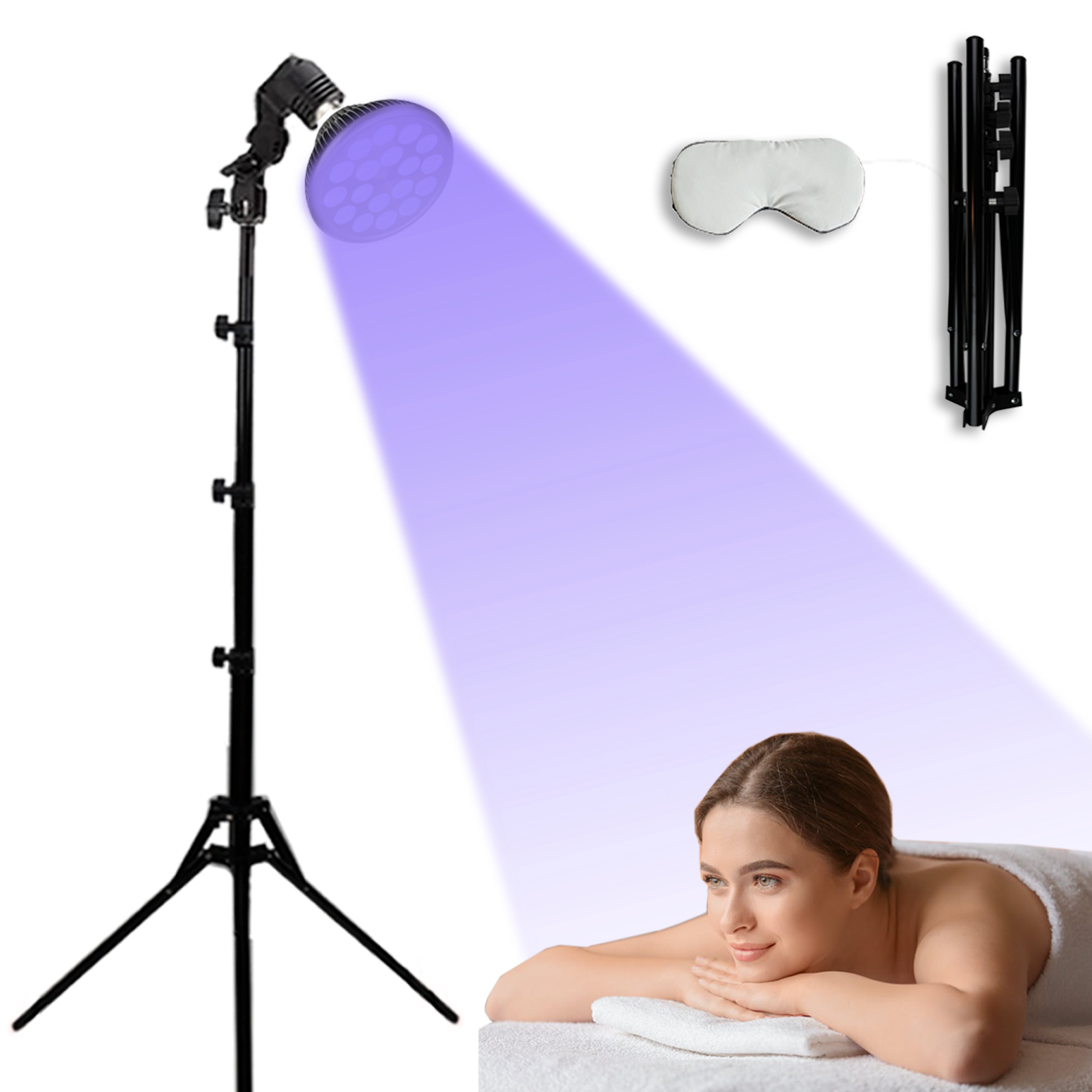 Naviocean Tanning Light Lamp for Home Use 54w Sunlamp Self Tanning Machine with 38