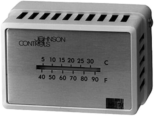 Johnson Controls T-4752-202 Series T-4752 Heating-Cooling Thermostat, 15 psig DIR, 20 psig REV, Vertical Mounting