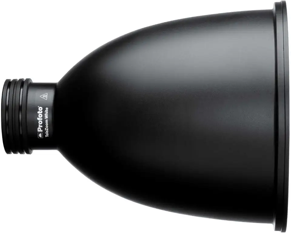 TeleZoom Reflector White for Protruded and Flat-Fronted Lights with Adjustable Profoto Zoom Functionality