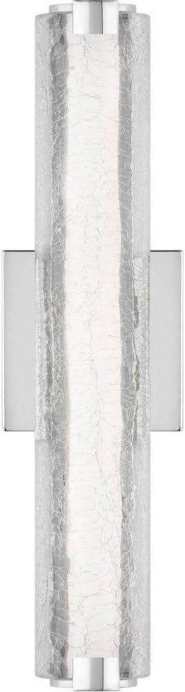 Feiss Lighting-Cutler-15W 1 LED Wall Sconce in Contemporary Style-18 Inch Wide by 5 Inch High-Chrome Finish