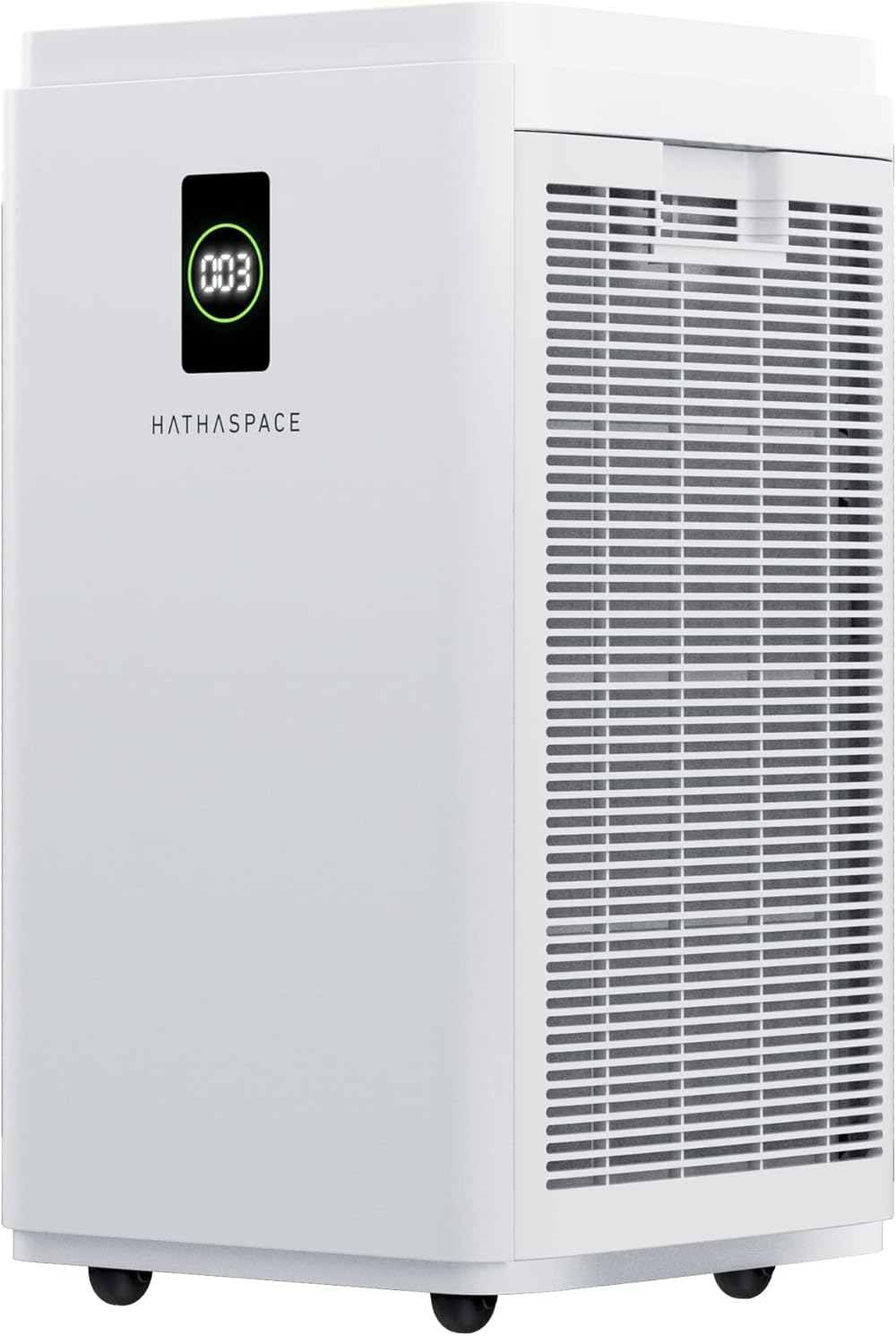 HATHASPACE Smart Air Purifiers - True HEPA Air Purifier, Cleaner & Filter for Allergies, Smoke, Pets - Eliminator of 99.9% of Dust, Pet Hair, Odors - HSP003 - 2800 Sq. Ft.