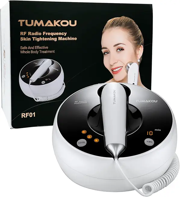 Radio Frequency Skin Tightening Machine - TUMAKOU RF Facial Skin Radiofrecuencia Device for All Body, Face -with The Effective Bipolar Radio Frequency Technology