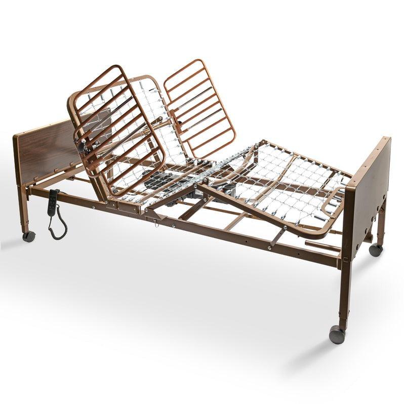 Full Electric Hospital Bed - Half Rails