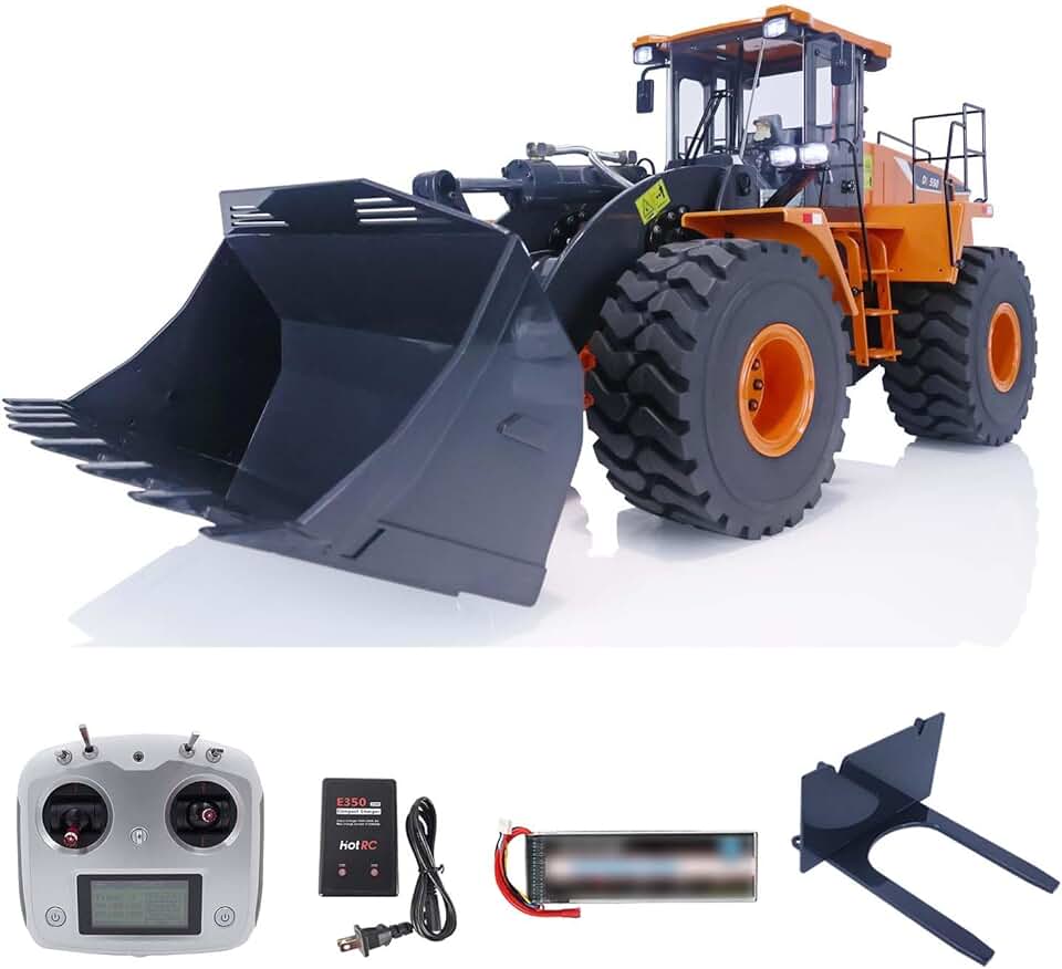 TOUCAN RC HOBBY 1/14 XDRC Metal Hydraulic Remote Controlled Loader for 980L RC Trucks RTR Model