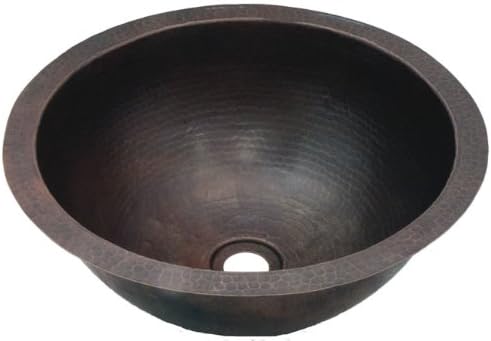 CPBR15 15 Inch Undermount Copper Vanity Sink