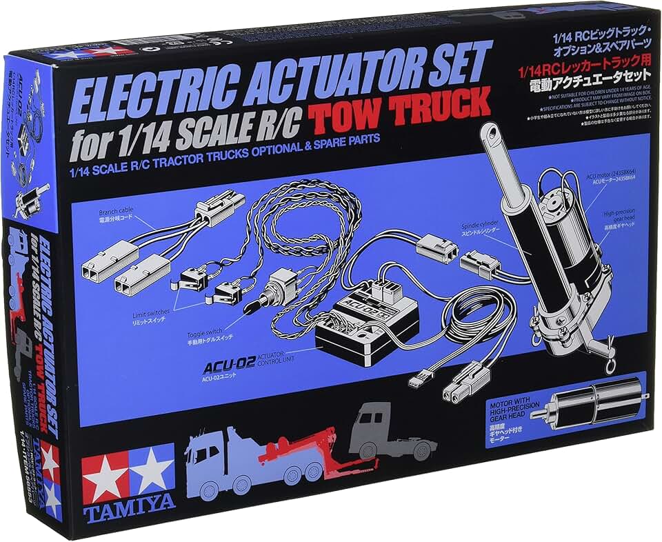 TAMIYA 56553 1:14 ACU Lifting Unit Tow Truck Model Making Accessories for RC Vehicle/Remote Control Car Tuning Parts