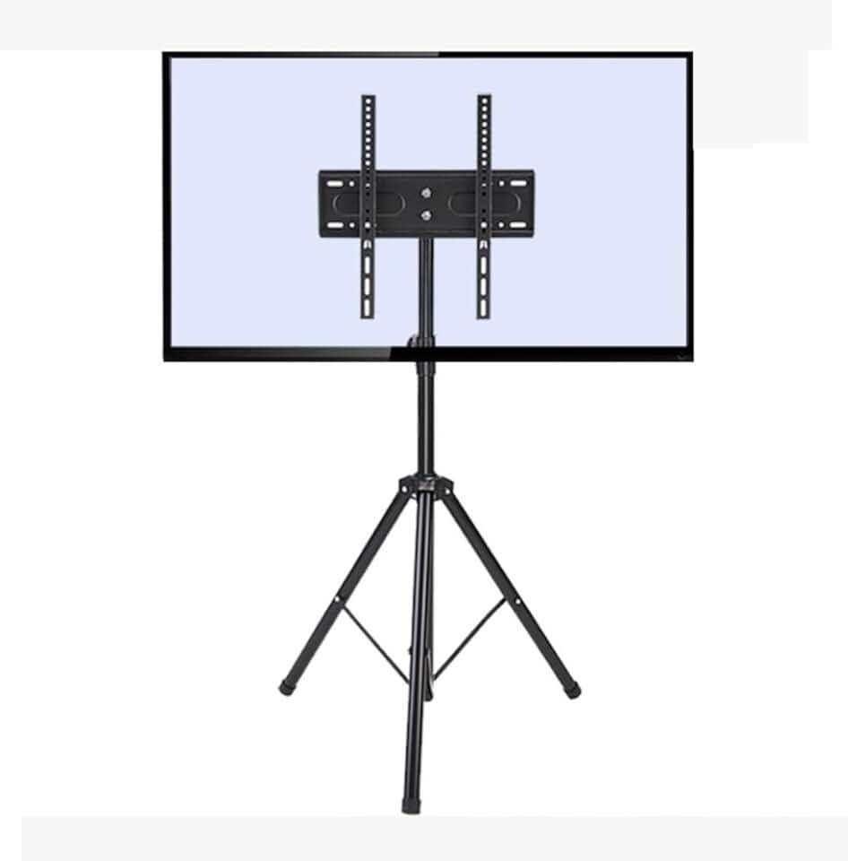 Universal TV Stand TV Stand TV Stands Foldable Tripod TV Stand for 32 to 55 Inch Screen Swievel TV Display Floor Stand, Portable Height Adjustable Mount Television Stands