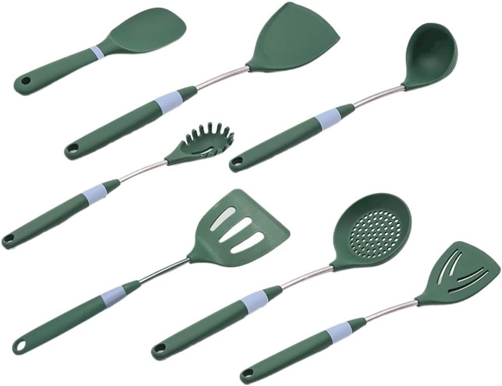 Food Grade Silicone Spatula Set Kitchen Utensils For Cooking And Mixing Non Stick Cookware Tools