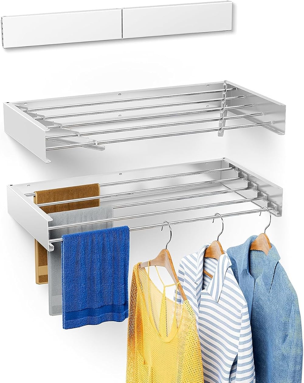 Laundry Drying Rack Collapsible 31.5'' and Collapsible Laundry Drying Rack 40
