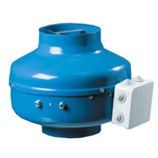 8 in. Centrifugal Fan Metal Housing - 657 CFM - Blue