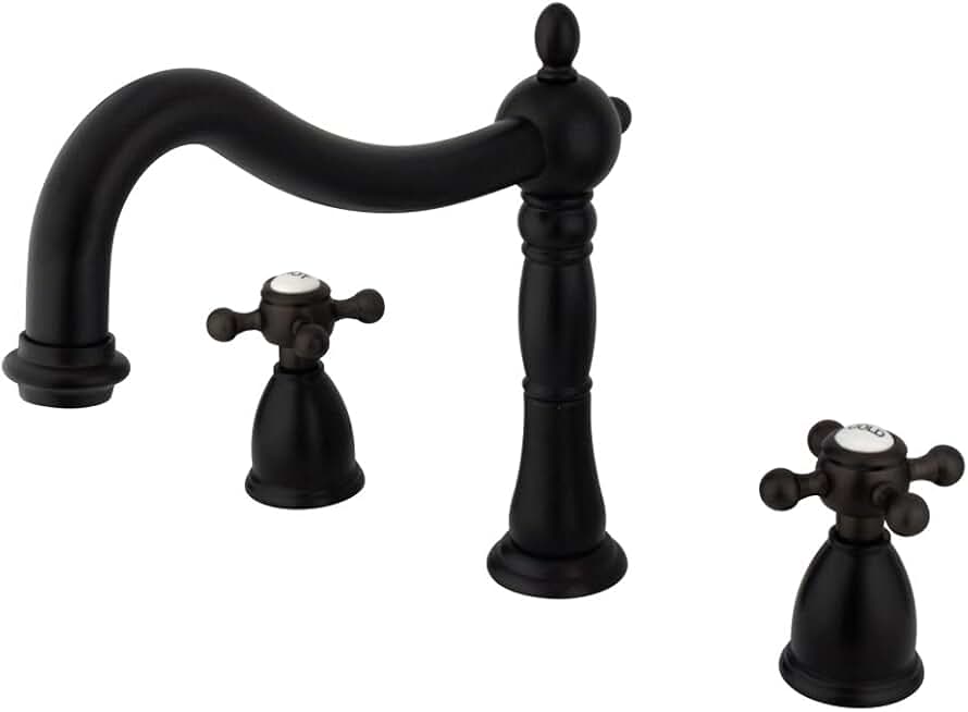 Kingston Brass KS1345BX Metropolitan Roman Tub Faucet, Oil Rubbed Bronze, 10.94 x 8.56 x 9