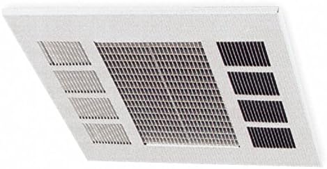 Dayton Electric Convection Ceiling Heater, Recessed, Heater Voltage 208VAC, Watts 5000/3800/2500