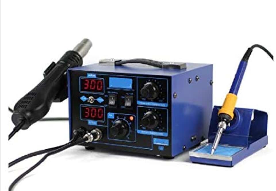 GOWE 220V Constant Temperature BGA Rework Station Antistatic Soldering Station Solder Iron Heat Air Gun 800W