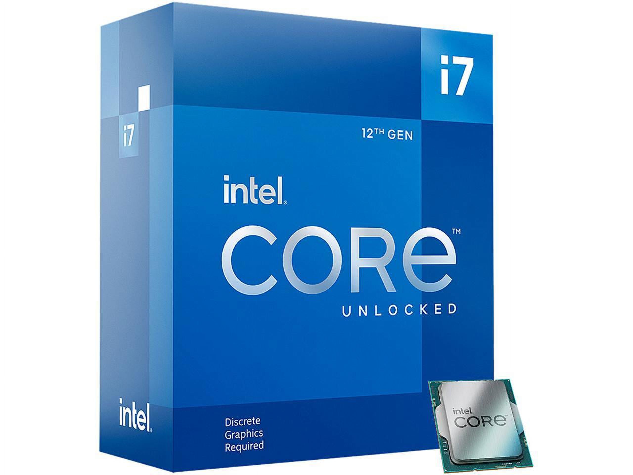 Intel Core i7-12700KF - Core i7 12th Gen Alder Lake 12-Core (8P+4E) 3.6 GHz LGA 1700 125W Intel UHD Graphics 770 Desktop Processor - BX8071512700K