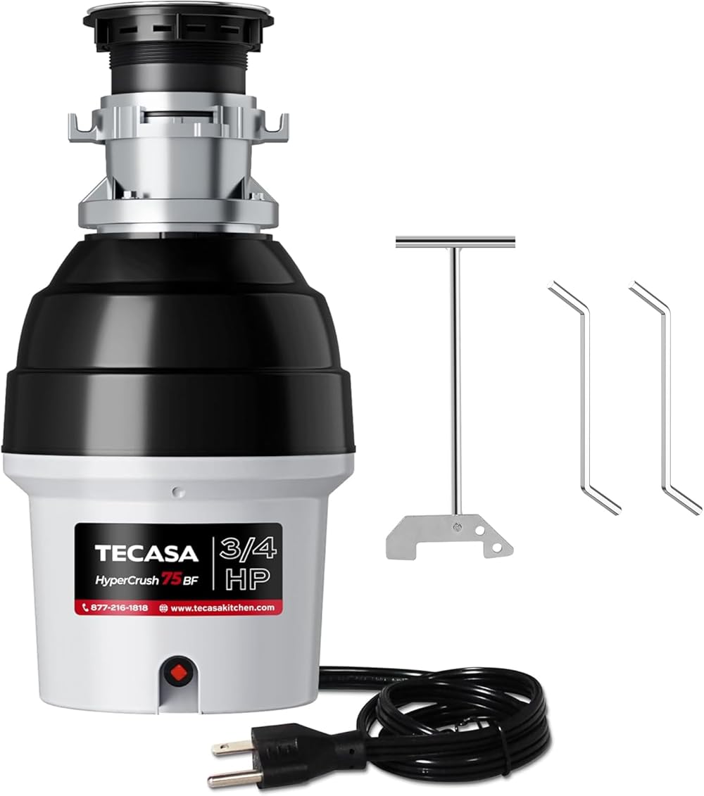 3/4 HP Batch Feed Garbage Disposal with Garbage Disposal Wrench