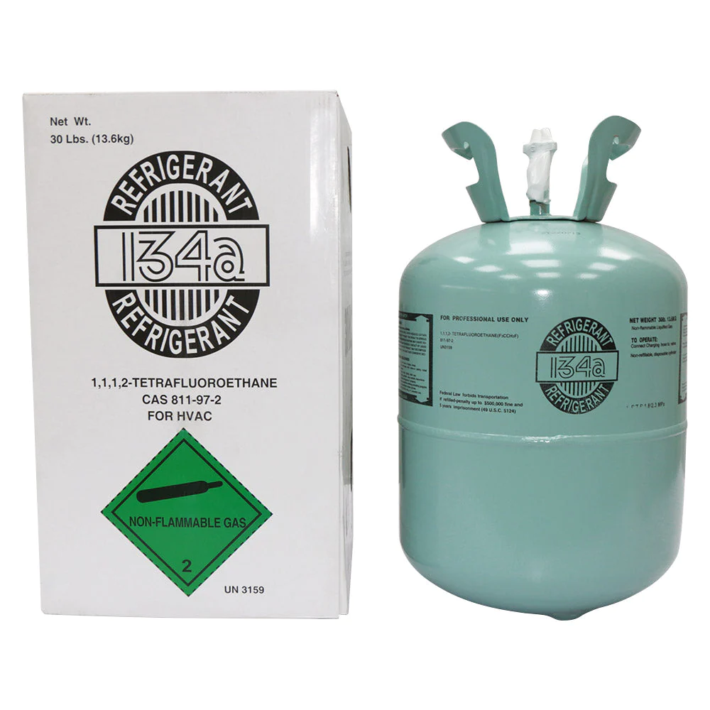(In Stock) R134A Refrigerant for Refrigerator Refrigeration Automobile Air Conditioner 30Lb