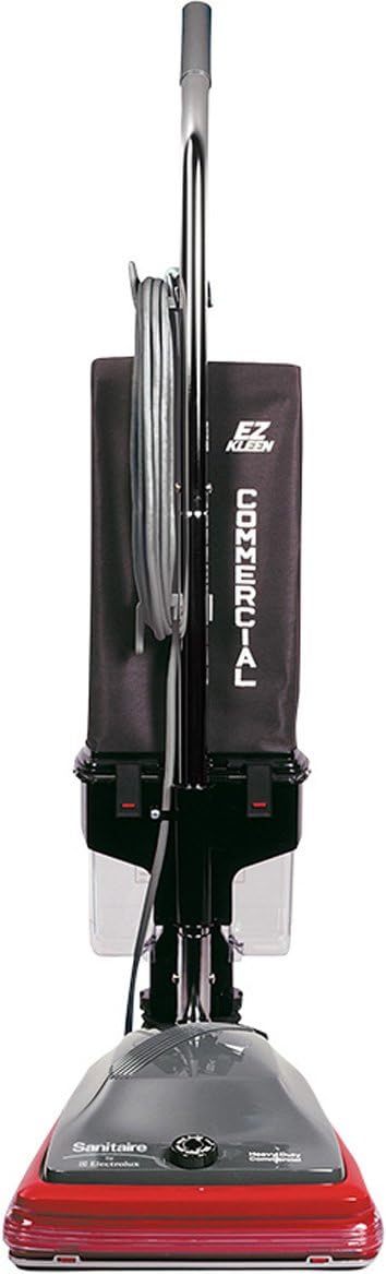 Sanitaire SC689A Commercial Dust Cup Upright Vacuum Cleaner with Dirt Cup and 5 Amp Motor, 12
