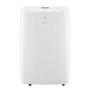 LG 6,000 BTU Portable Air Conditioner Cools 250 Sq. Ft. with Dehumidifier in White