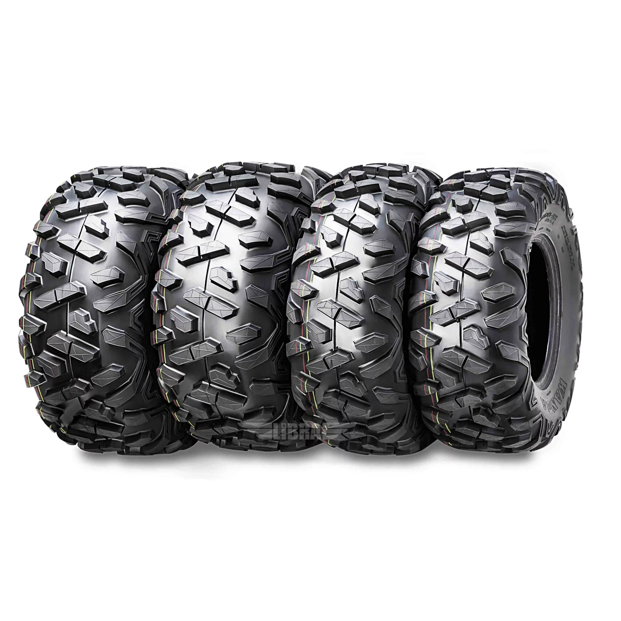 Set 4 WANDA ATV Tires 25X8X12 25X10X12 fit 13-19 Cfmoto CFORCE 500 600 UFORCE 600 Bighorn Style