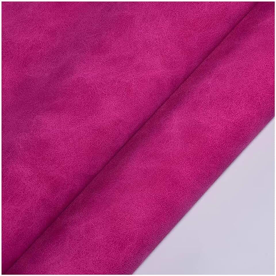 39.4x54.3 Inch Soft Synthetic Leather Sheets PU Material for Handbag, Bows, Earrings DIY Crafts(Colour: Blue-Green) (Color : Rose red, Size : 1.38X10m)