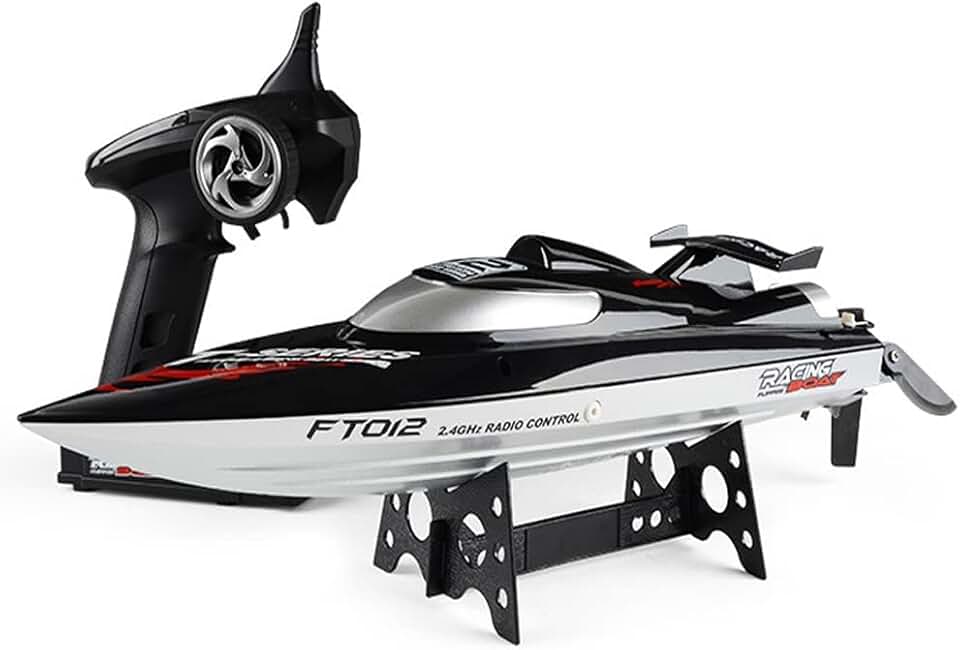 Brushless RC Boat, 45KM/H Fast Remote Control Boats with Capsize Reset&Low Battery Alarm Function, 2.4GHz Racing Boat for Pools&Lakes, Speed Boat Toy for Adults Boys&Girls