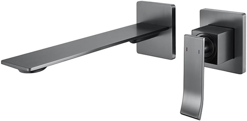 Basin Faucet Into The Wall Type Cold and Hot Water Hotel Household Wash Basin Faucet