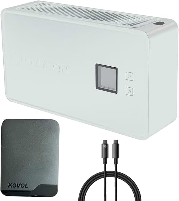 New Canaan Avalon Nano 3 BTC Miner - 4 TH/s 140W Home Bitcoin ASIC Miner - Quiet with Canaan Original Power Supply - Supports Stake Pool & Solo Mining for Home and Office Use (White)