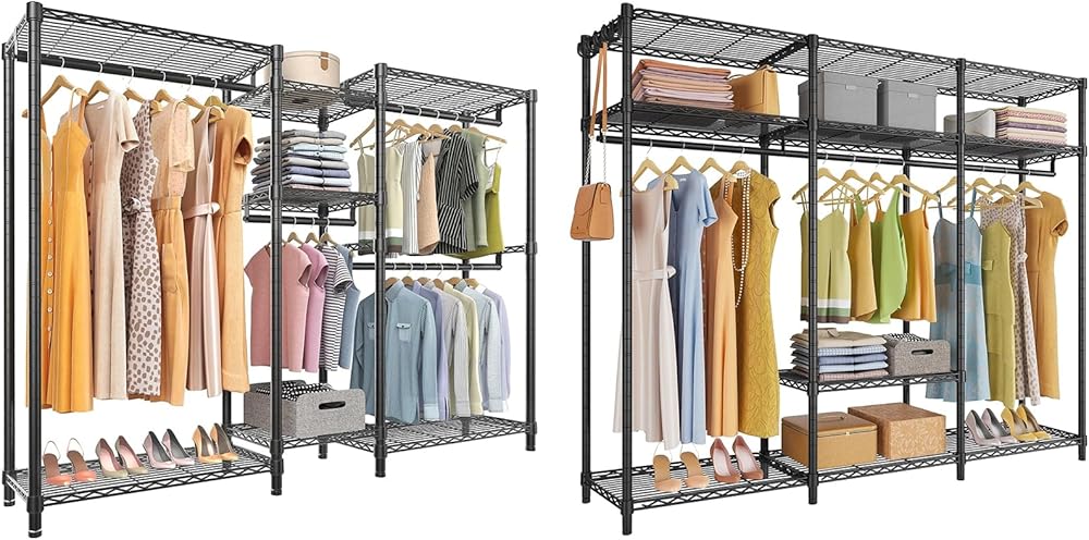 VIPEK V6 & V30 Bundle, Heavy Duty Clothes Rack, Portable Garment Rack for Hanging Clothes