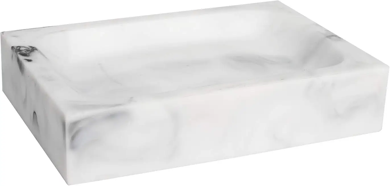 Sweet Home Collection Bathroom Accessories Collection Unique Decorative Beautiful Designs Bath Décor, Soap Dish, Plaza (Pack of 24)