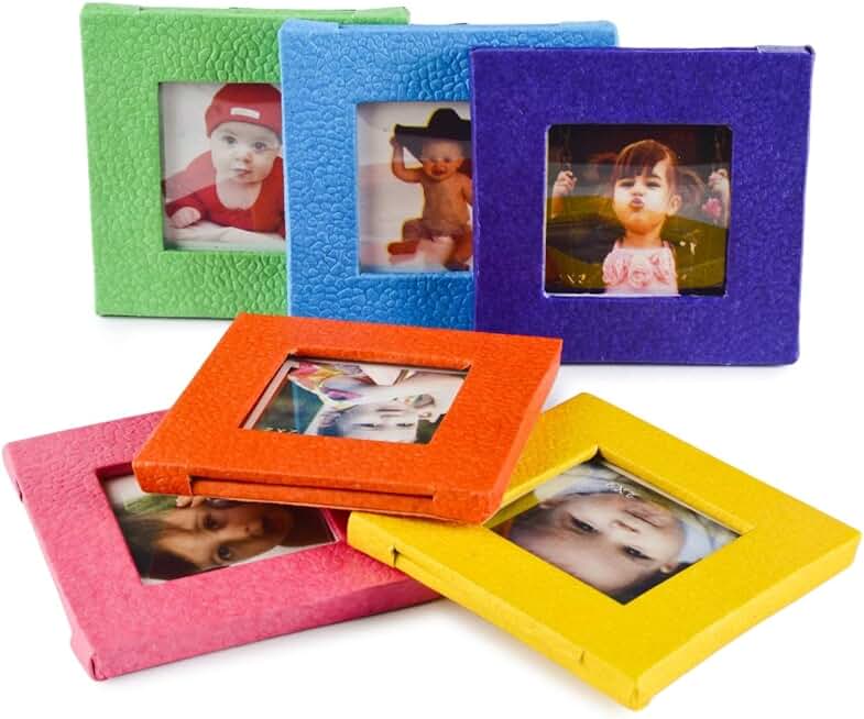 Handcrafted Fridge Magnet with Magnetic Frame | Set of 6 - Magnet Set Size 3