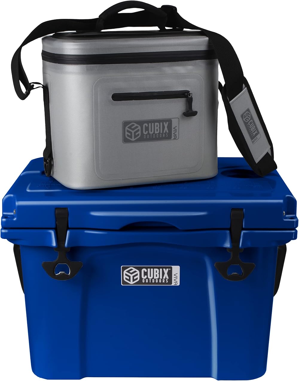 Viva Portable Rotomolded Hard Cooler, Heavy Duty Cooler Ice Chest, Insulated Cooler, Cold Retention for Travel, Beach, Camping, Fishing