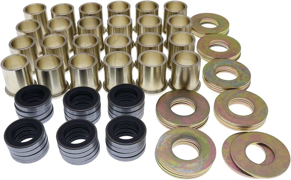 Undercarriage Bushing Seal Kit Compatible with Bobcat Loaders MT52 MT55 7325259 6732271 6732013