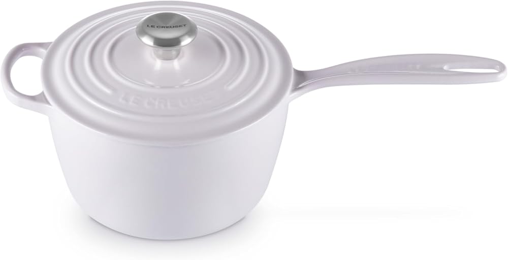 Le Creuset Enameled Cast Iron Signature Saucepan, 2.25 qt., Shallot