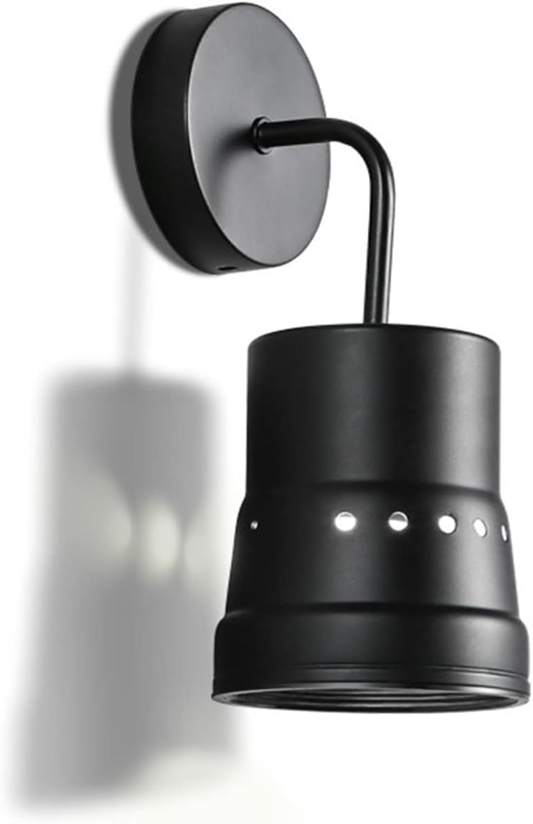 European Wall Light Modern Minimalist Reading Wall Light - Bedroom Bedside Wall Lamp Indoor E27 Single Head Edison Wall Sconce Compatible with Living Room Aisle Restaurant Clothing Store L