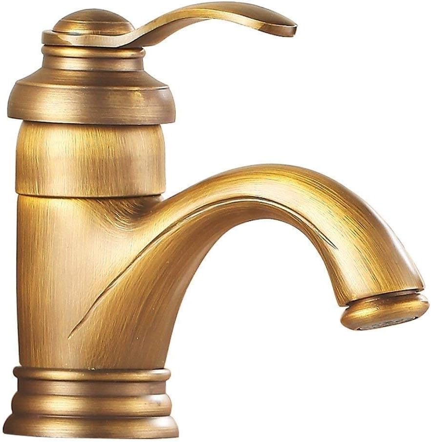 Double Handle Basin Mixer Chrome Brass Washbasin Faucet Bathroom Faucet Double Handle Tap Hot and Cold Mixer