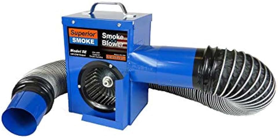 Superior Signal 5E Electric Smoke Blower KIT. Everything Needed to Locate Leaks and Odor Sources in DWV Drain Systems and Sewer Lines. See The Leaks. See The Odor.