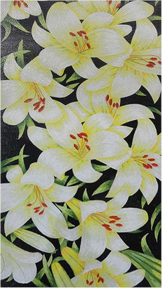 Aromatic Meeting Contemporary Mosaic Artwork | Amazing Mosaic Mural Art | Mosaic Designs By Mosaics Lab | Handmade Glass | This Masterpiece Is Great As Wall Art | Perfect For Any Living Space.