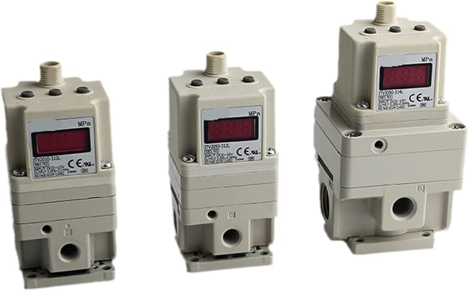 Regulator ITV Electro Pneumatic Proportional Solenoid Valve ITV1010-221L ITV1010-221BL ITV1010-221CS ITV1010-221CN 1Pcs(Color:ITV1010-022CS)