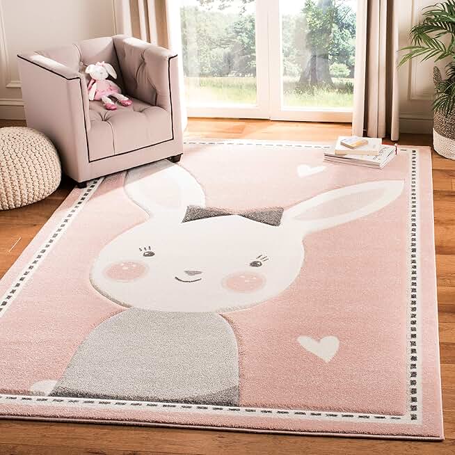 SAFAVIEH Carousel Kids Collection Area Rug - 6'7