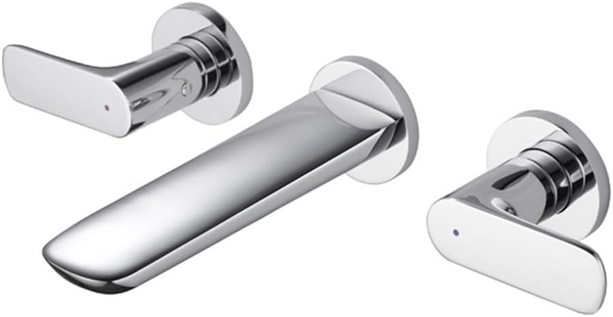 Basin Faucet Into The Wall Type Household Hot and Cold Water Table Basin Washbasin Faucet