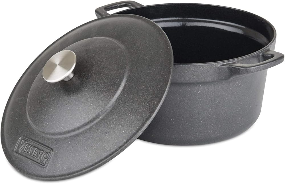 Viking Enamel Cast Iron Dutch Oven, 5 Quart