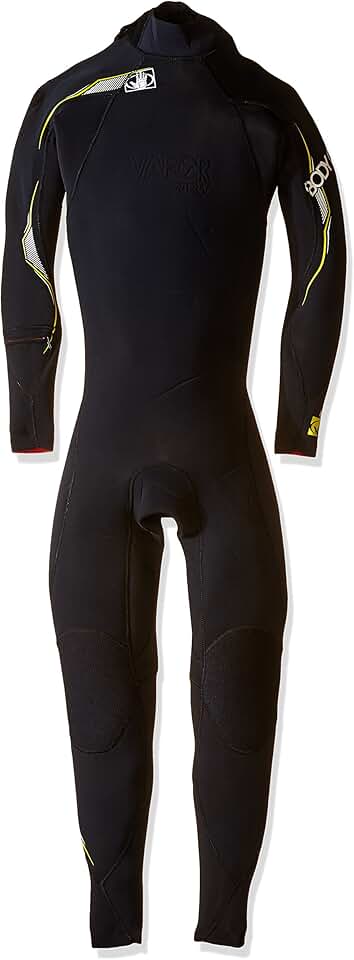 Body Glove Men's 3/2mm Vapor Slant Zip Cold Water Full Body Wetsuit, X-Small