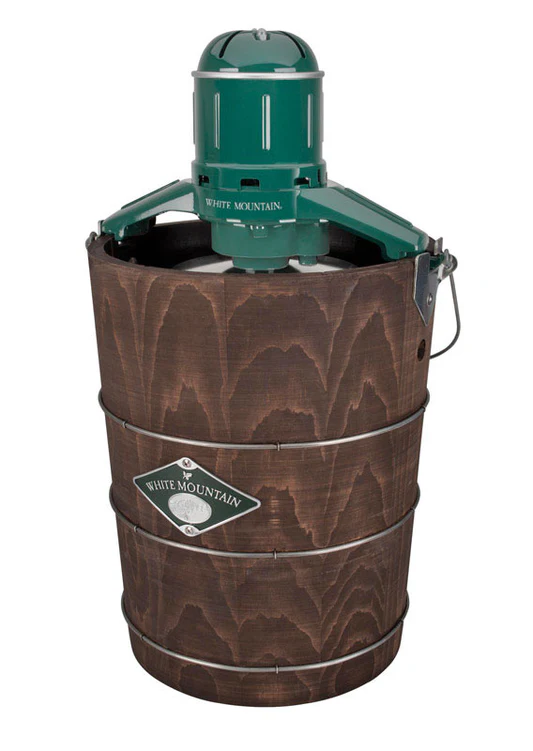 SUNBEAM PRODUCTS INCWhite Mountain Brown 6 qt. Ice Cream Maker 13.5 in. H x 20.8 in. W x 13.3 in. L