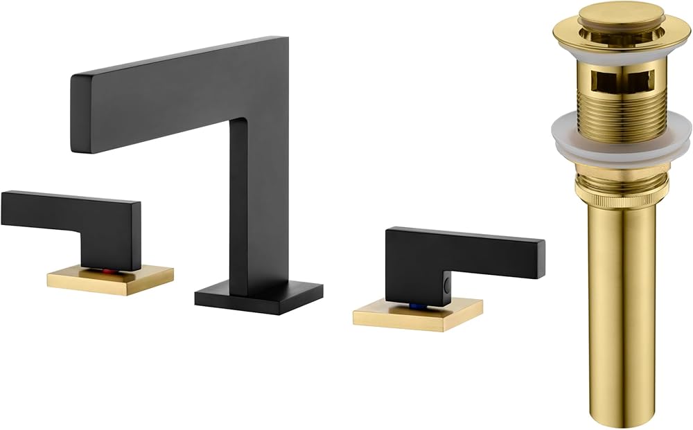 Widespread Bathroom Faucet S1419W-MG+ Pop Up Drain S7304BG