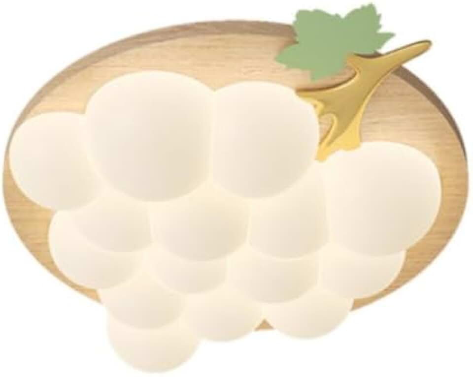 22.4 inch Cream Creative Ceiling Light Led 48W Three-Color Dimming Ceiling Lamp Artistic Ceiling Light Fixtures,Close to Ceiling Light for Study Room Children's Room Hallway