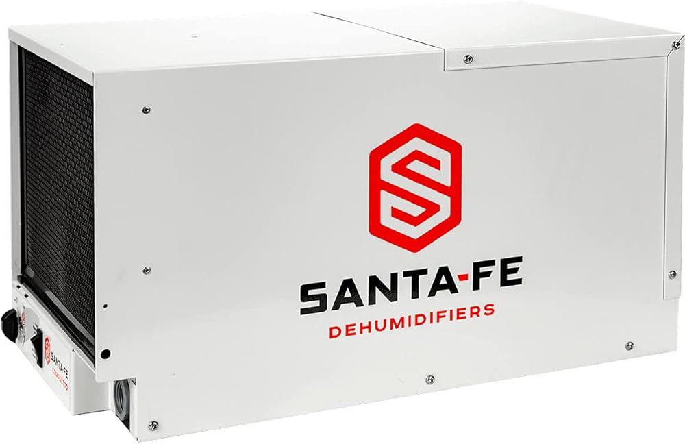 Santa Fe Compact70 Dehumidifier for Crawl Space and Basements to Remove Moisture 6-Year Warranty