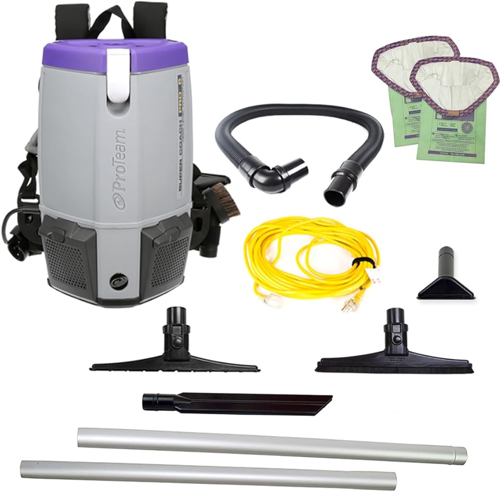 Super Coach Pro 6, 6 qt. Backpack Vacuum w/ 15