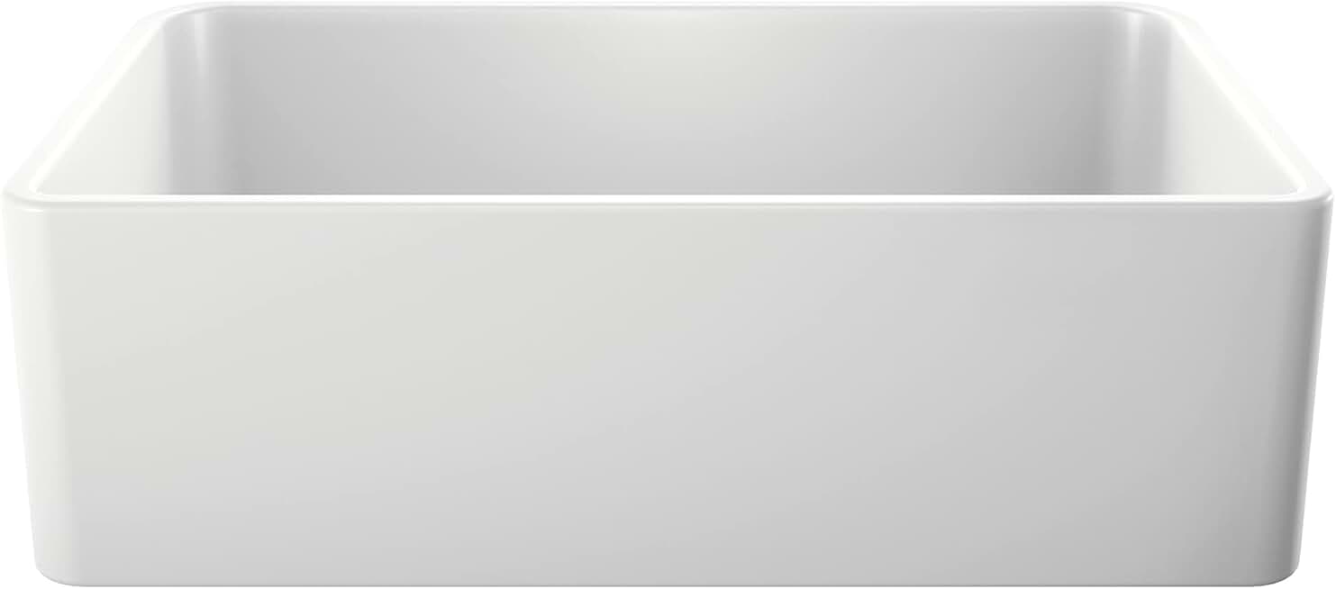 Cerana 33 in. Apron Single Bowl Farmhouse Sink, White